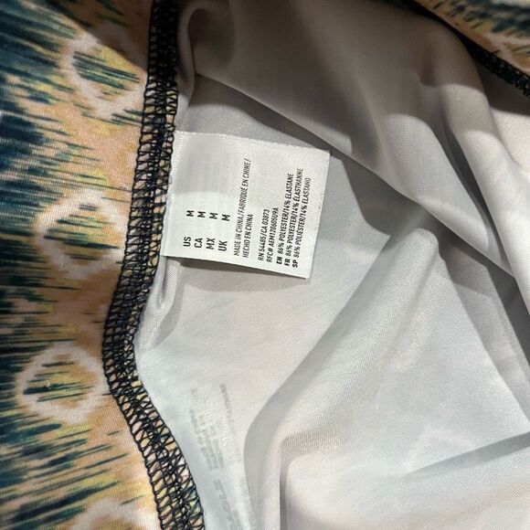 AMERICAN EAGLE GEOMETRIC AZTEC TRIBAL STRETCH ANKLE LEGGINGS - Picture 3 of 5